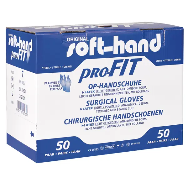 Soft-Hand Profit Latex - Gepudert 6 - extra klein | 300 Paar