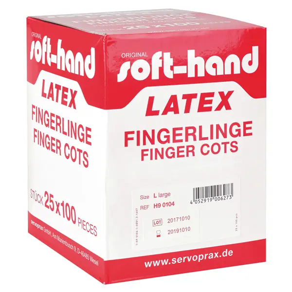 Soft-Hand Latex Fingerlinge 2 - klein