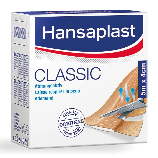 Hansaplast Classic BDF 4 cm x 5 m | 32 Stück