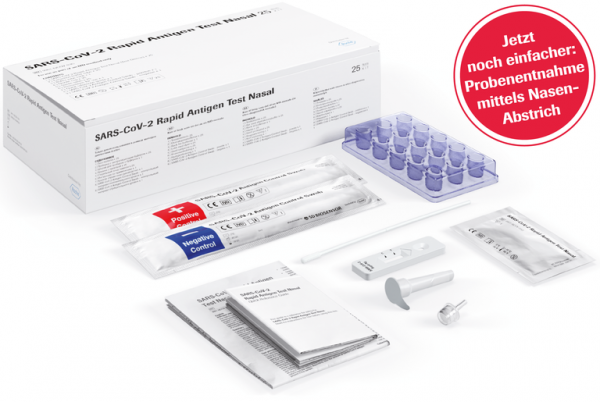 Roche SARS-CoV-2 Rapid Antigen Test Nasal Kit -PROFITest (25er Packung) 